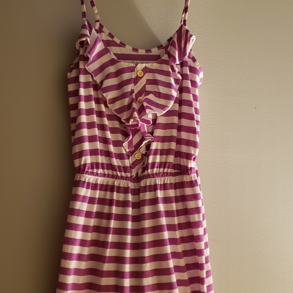 Lilly Pulitzer spaghetti string stripped dress